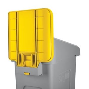 Inserto color Amarillo para Anuncio de Reciclaje en Contenedores "Slim Jim" Inserto color Amarillo para Anuncio de Reciclaje en Contenedores "Slim Jim"