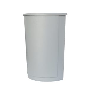 Basurero de Media Luna, Línea "Untouchable", Gris, 69.5 L.