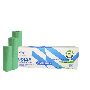 Bolsa Verde para Basura de Alta Densidad. 250 piezas Bolsa Verde para Basura de Alta Densidad. 250 piezas