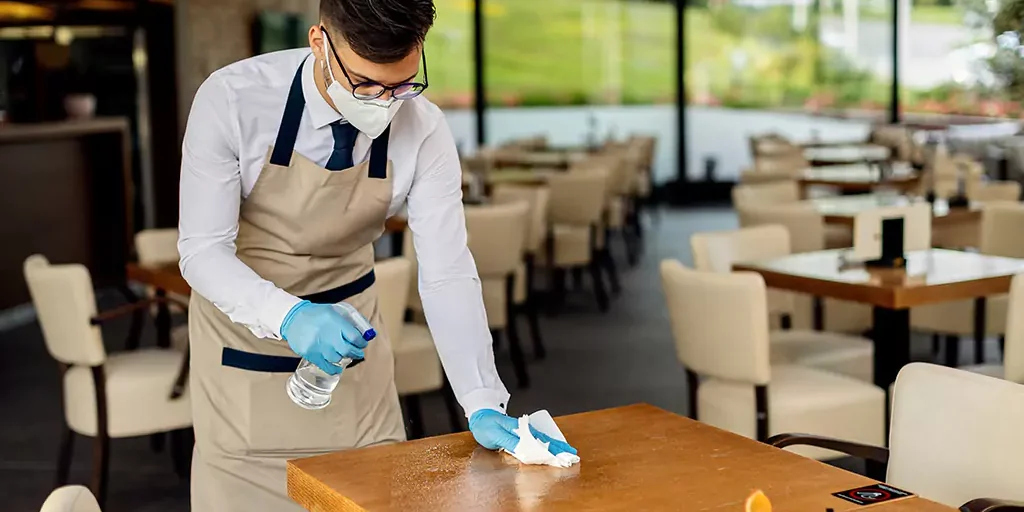 Limpieza en restaurantes