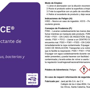 JANILAB® ETIQUETA ATOMIZADOR GERMIFORCE JANILAB® ETIQUETA ATOMIZADOR GERMIFORCE