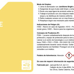 JANILAB® ETIQUETA ATOMIZADOR JANISTONE BRIGHT