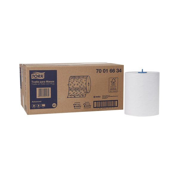 Papel para Manos en Toalla en Rollo. Advanced H/S 6/180 Mts.