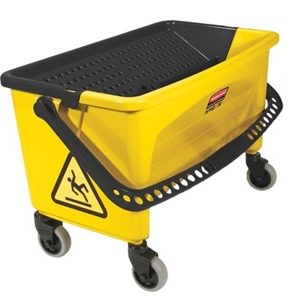 Tina Exprimidora para Trapeadores de Microfibra "Hygen", Amarillo Tina Exprimidora para Trapeadores de Microfibra "Hygen", Amarillo